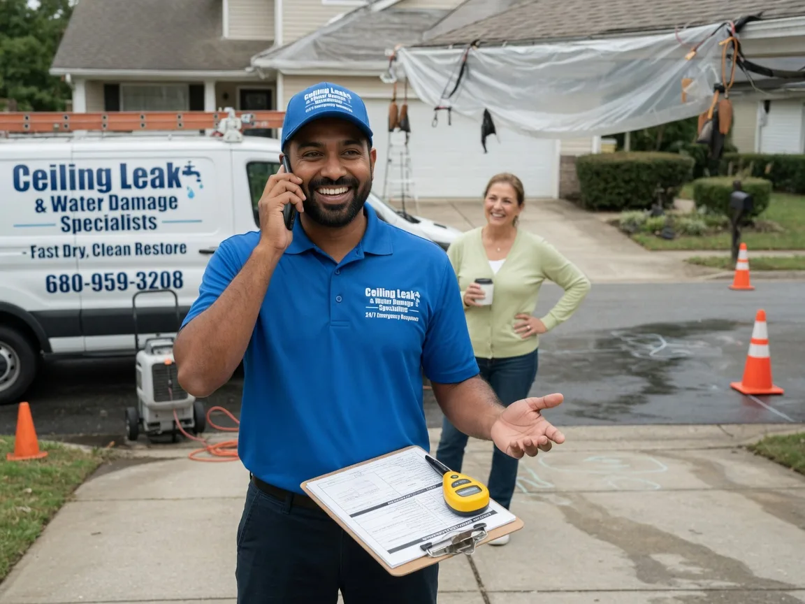 Ceiling Leak Cleanup Mickleton, NJ FAQs